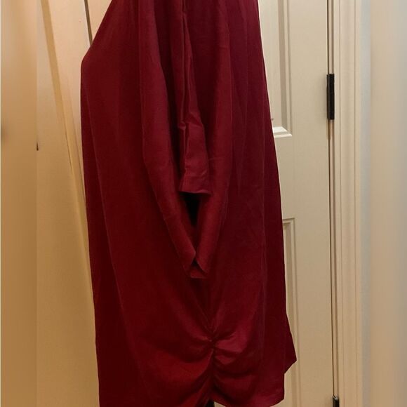 Womens Short Sleeve  Drape Loose Fit Tunic Top. SZ XXL - Picture 3 of 9